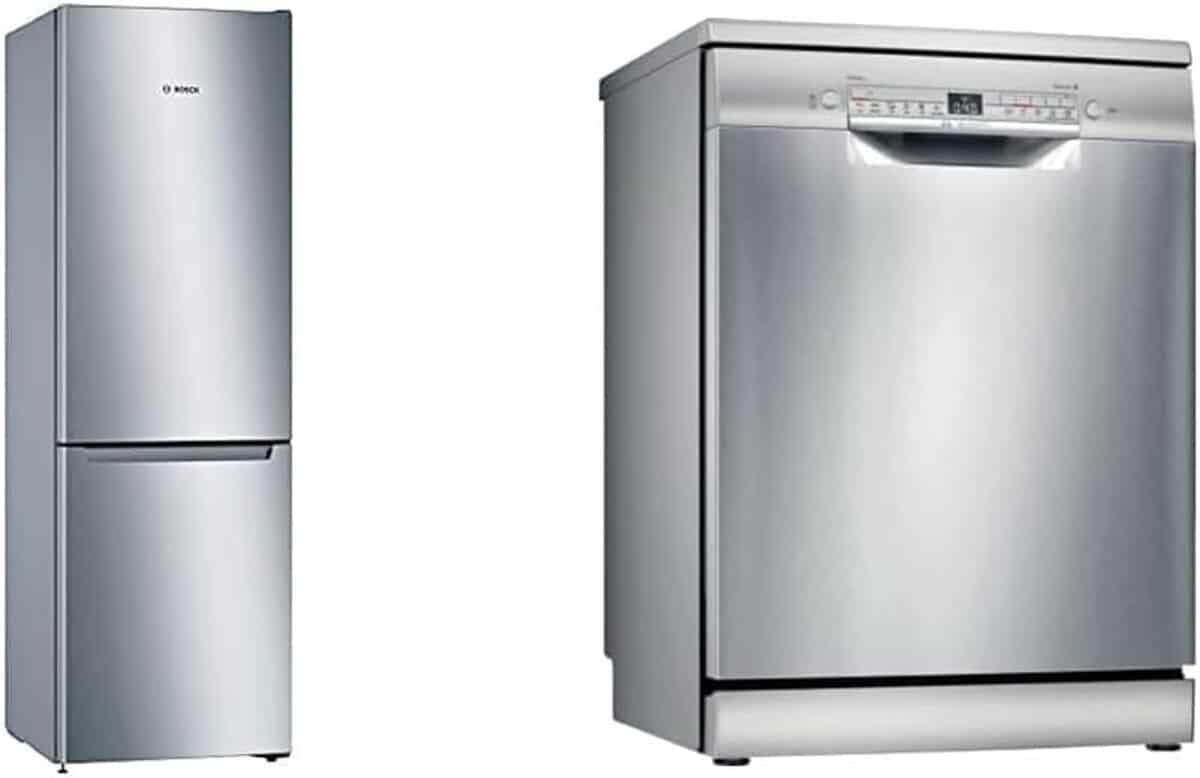 Bosch Série 2: réfrigérateur KGN36NLEA et Lave-vaisselle SMS2HTI79E en Test