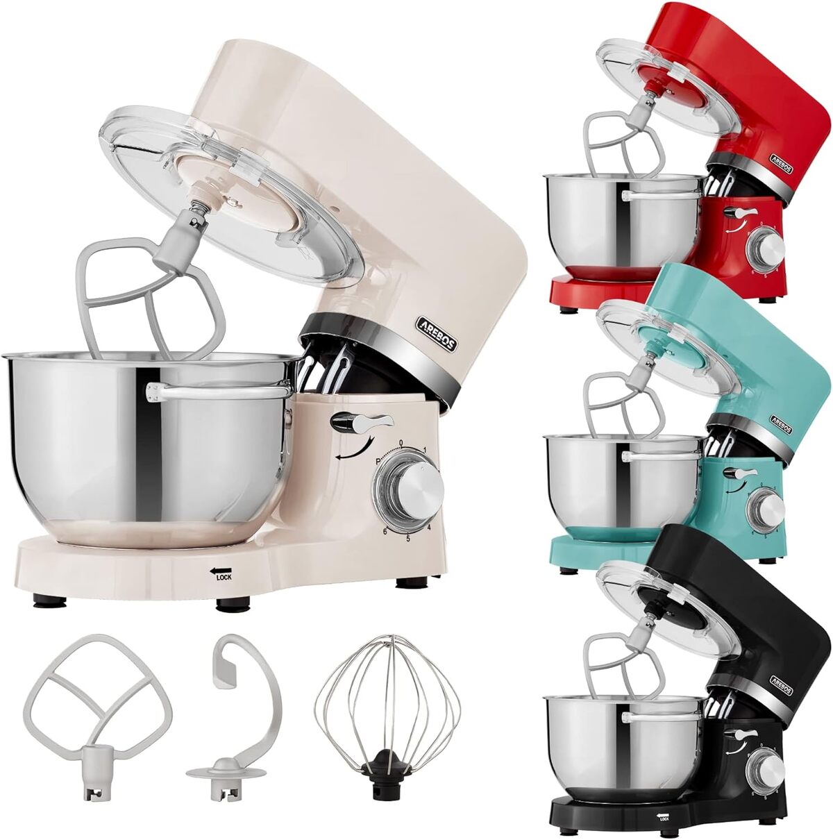 Test Arebos : robot de Cuisine Multifonction 1500W