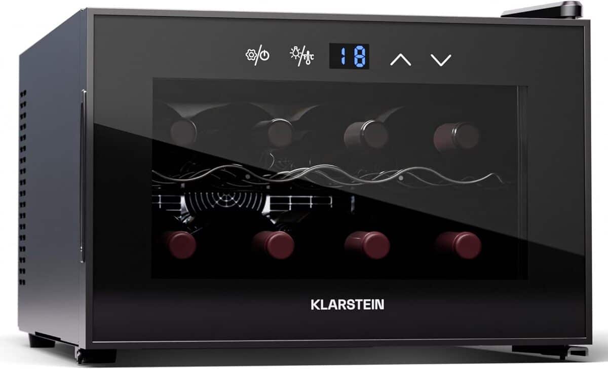 Test Klarstein : cave ร vin 21L, conservation et Vieillissement