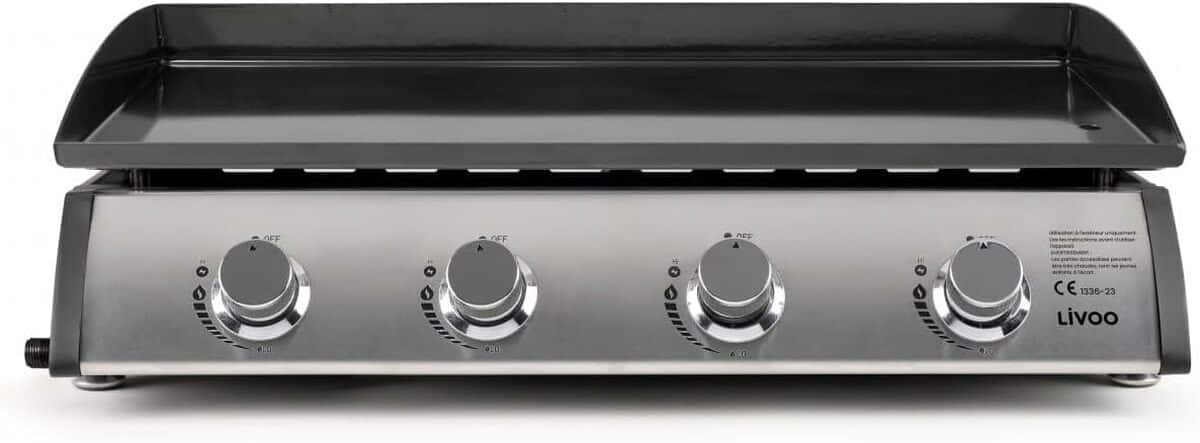 Test Livoo DOC297 : plancha 4 Brûleurs pour 12 convives