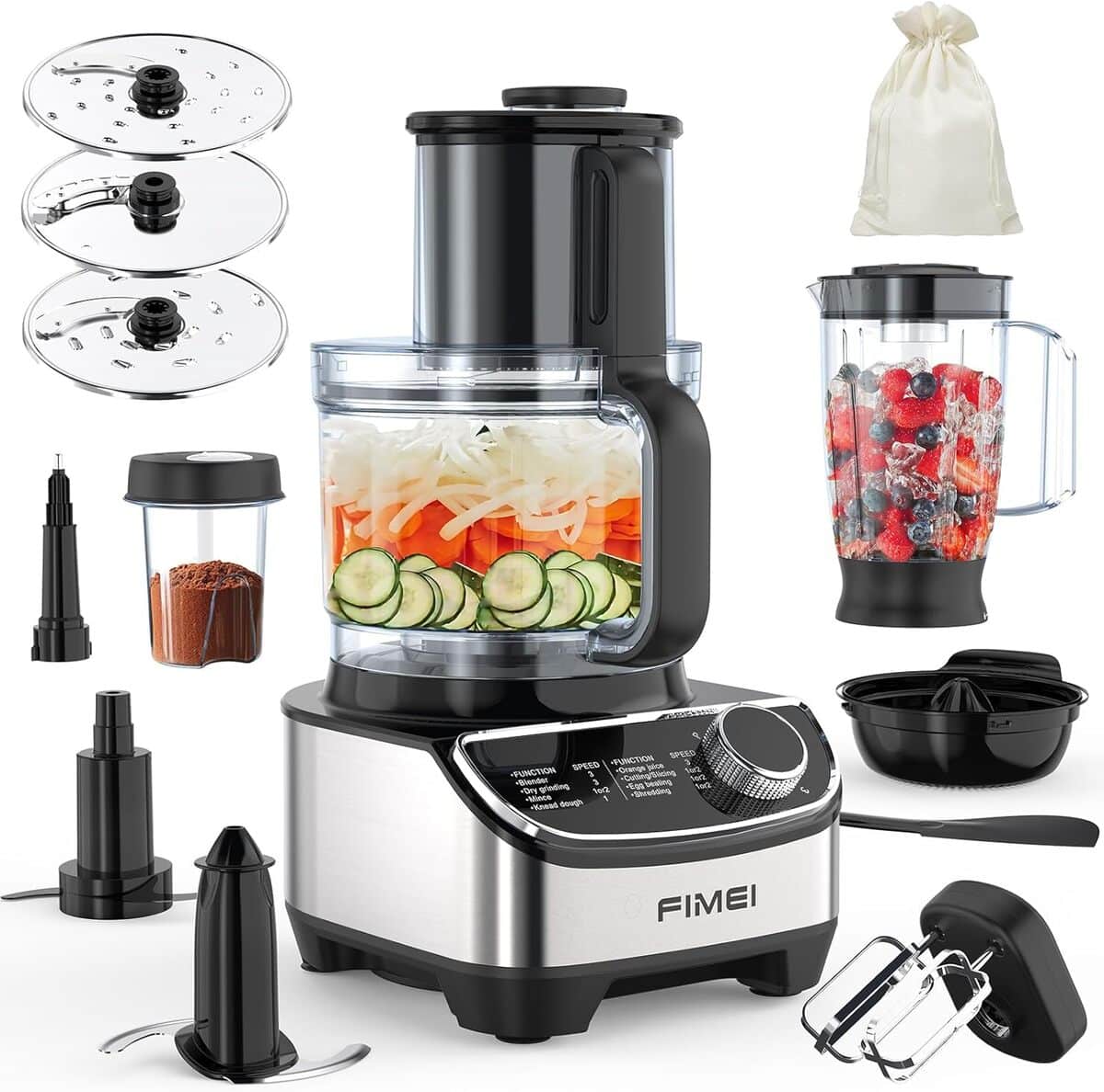 Test FIMEI Robot culinaire 1300W: multifonction et puissant