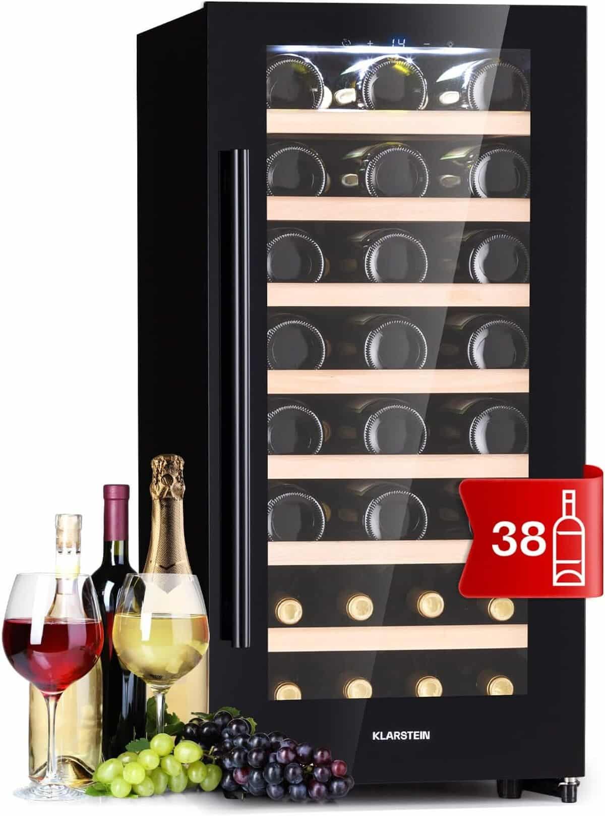 Test Klarstein : cave à vin vitrée pour amateurs éclairés