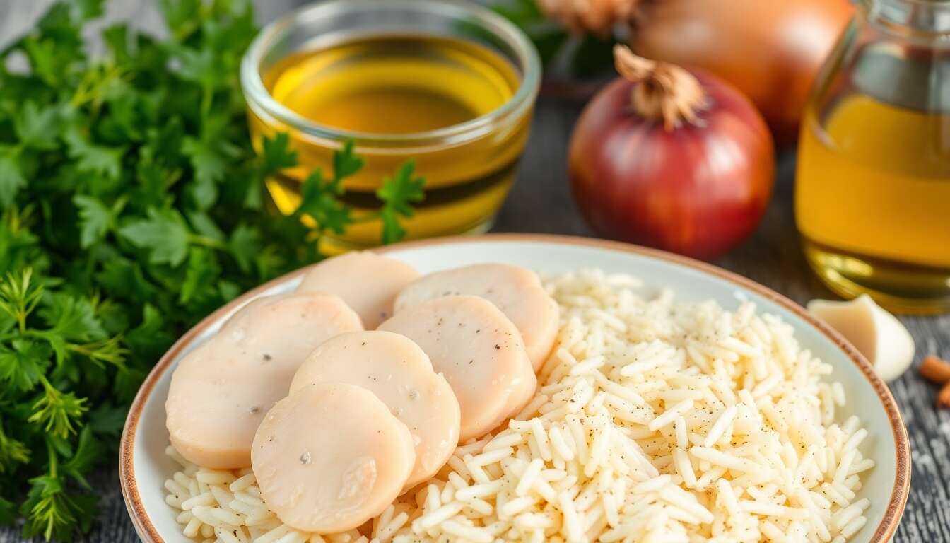 Émincé de poulet au Boursin et riz au multicuiseur