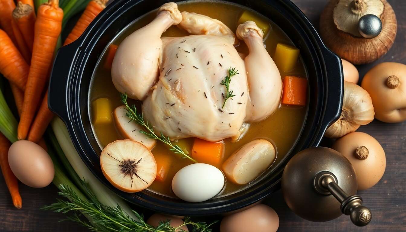 Pot-au-feu de poulet au multicuiseur : la recette facile