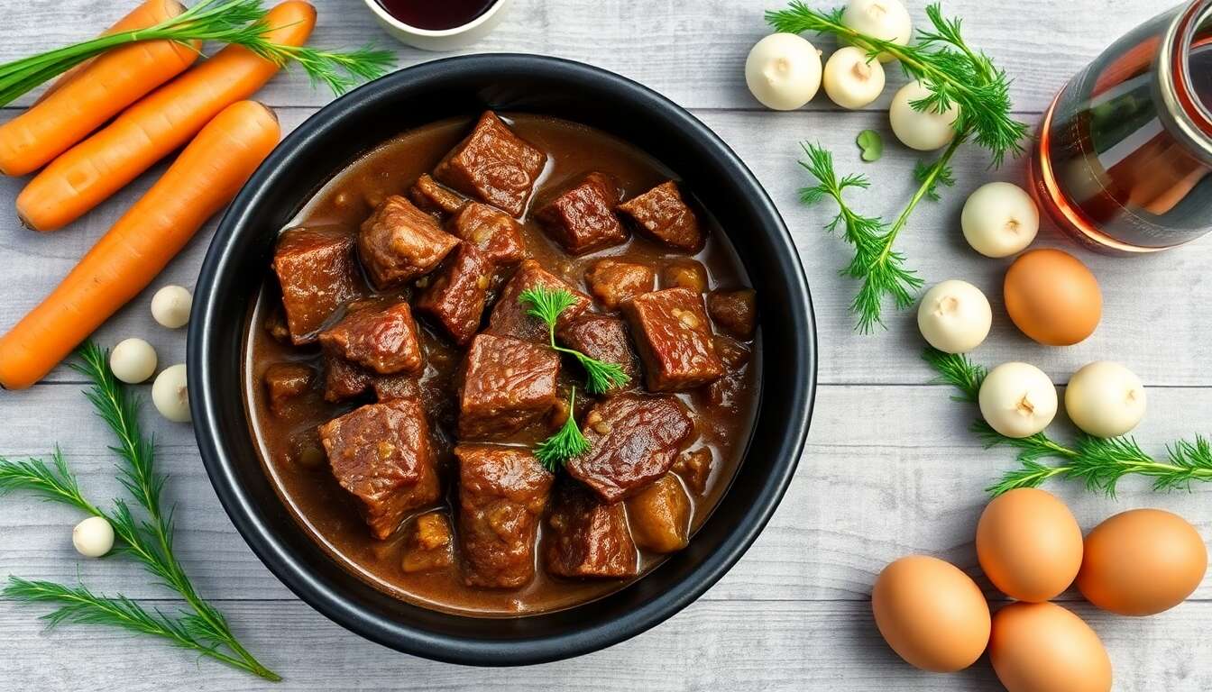 Bลuf bourguignon au multicuiseur : la recette inratable