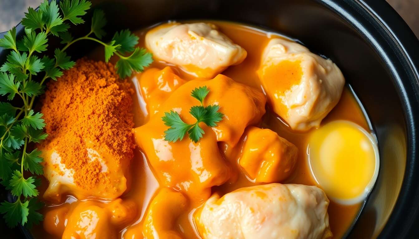Poulet au curry au multicuiseur : recette facile et rapide