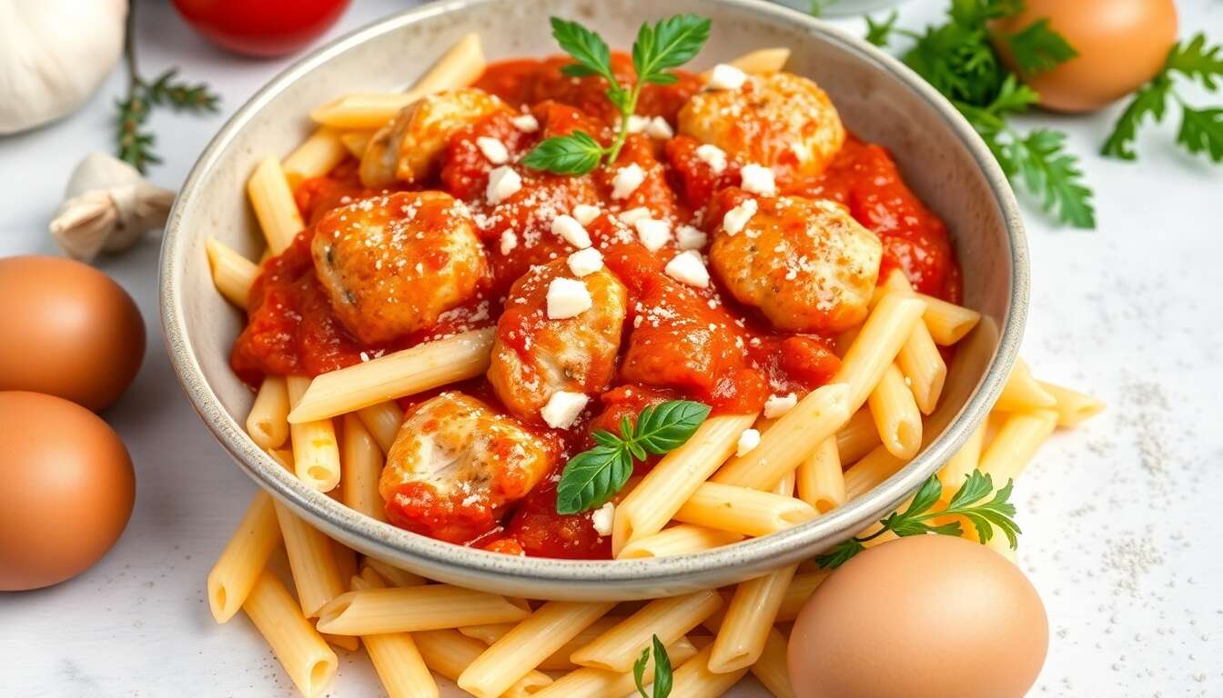 Pâtes au poulet au multicuiseur : recette facile