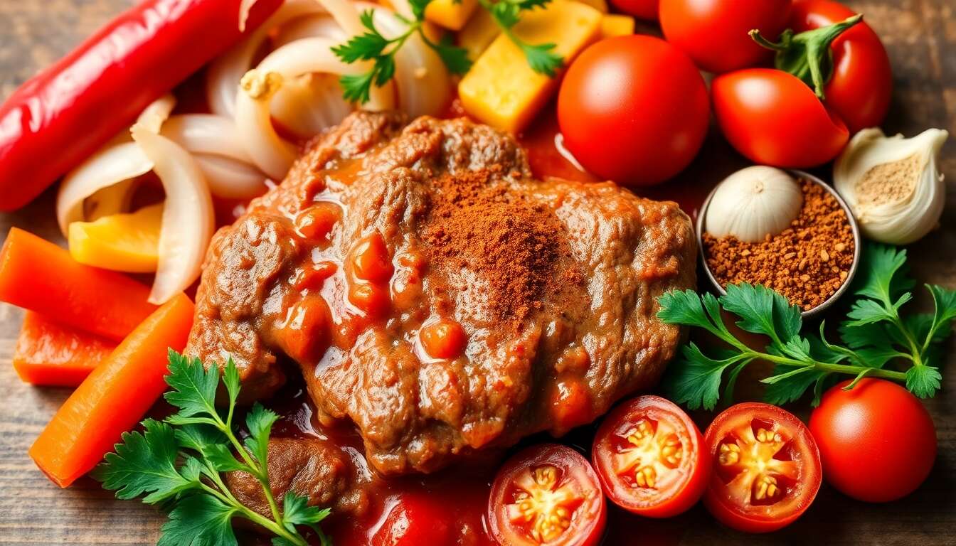 Goulasch de bœuf aux légumes au multicuiseur