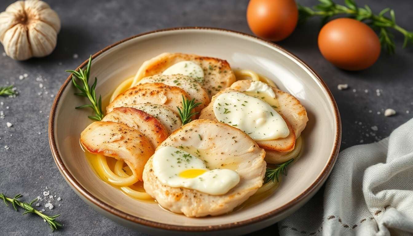 Escalopes de poulet au Boursin au multicuiseur