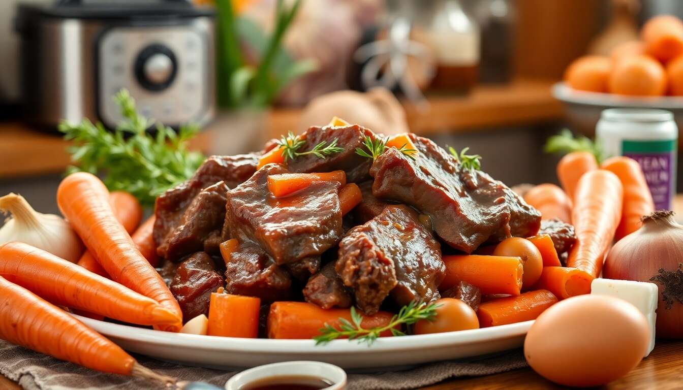 Bœuf carottes au multicuiseur : recette savoureuse et facile