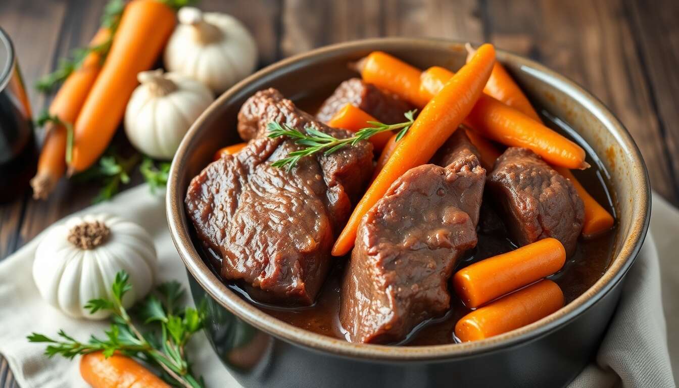 Recette de Daube de Joue de Bœuf au Multicuiseur