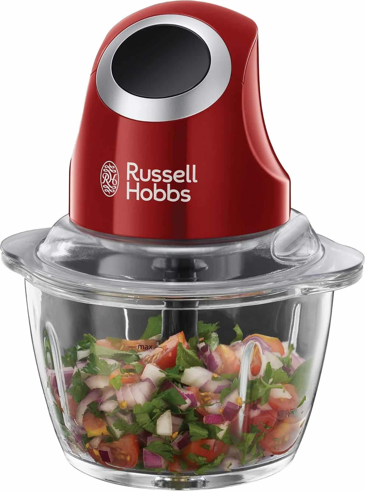 Test du mini hachoir électrique Russell Hobbs Desire Rouge