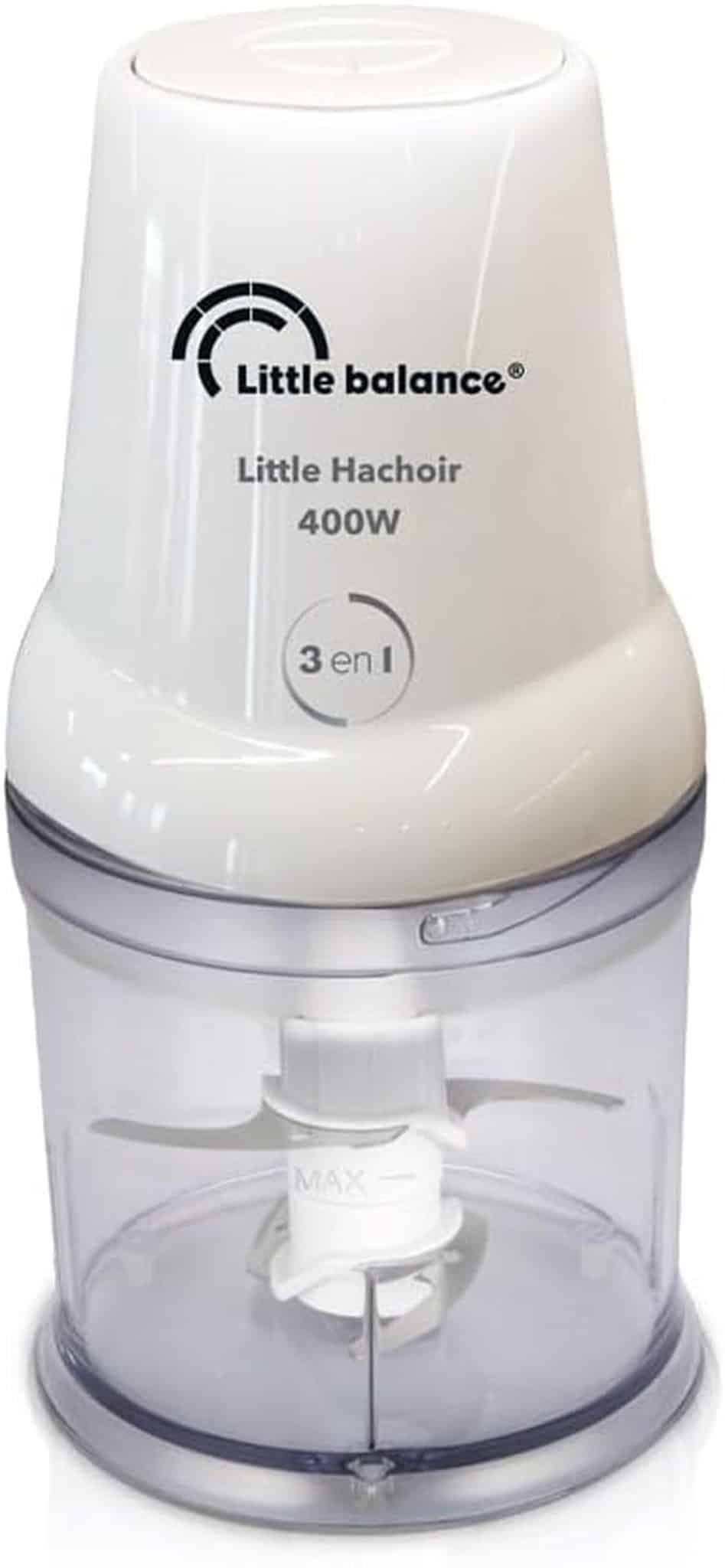 Test du hachoir électrique Little Balance 8586 : efficacité compacte