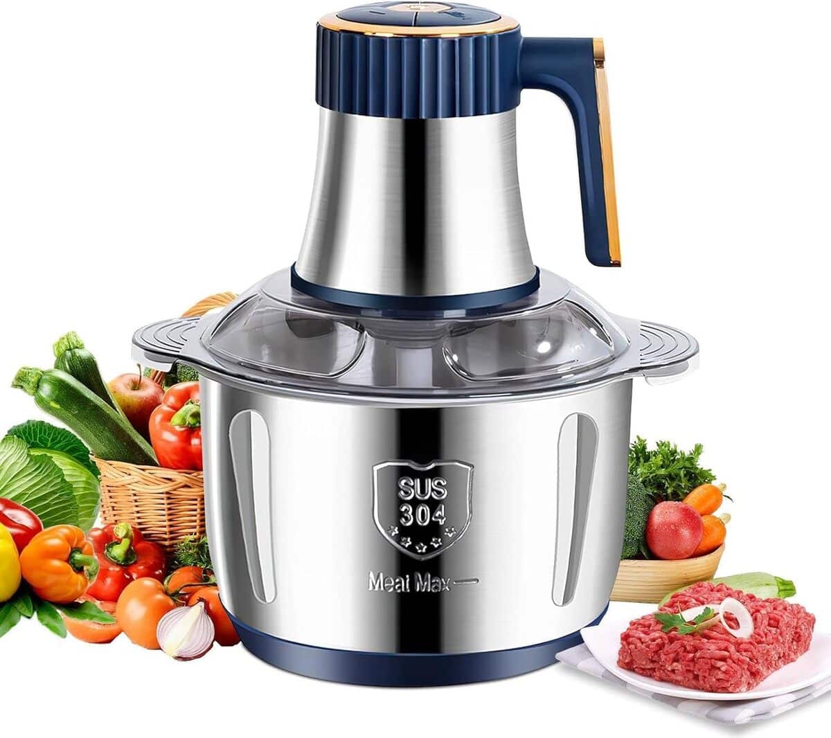 Test du hachoir รฉlectrique polyvalent 500W de 5L