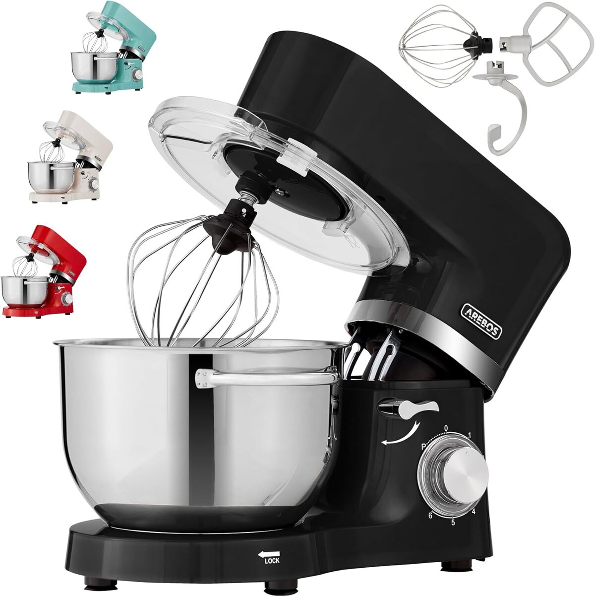 Test complet du robot pâtissier Arebos 1500W