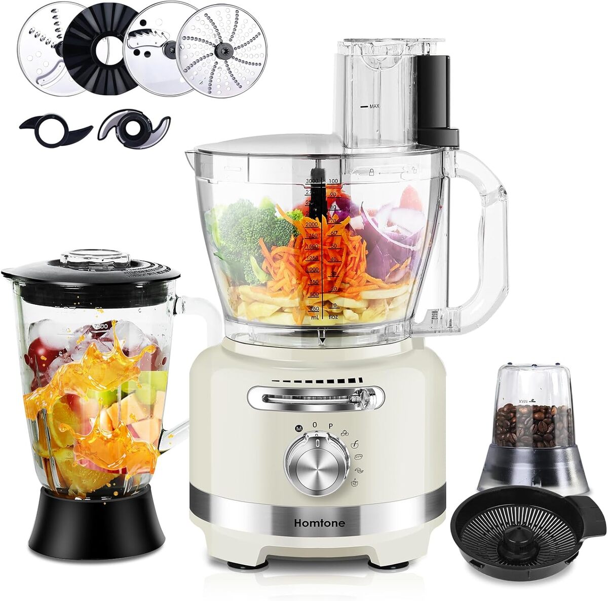 Test du robot culinaire Homtone 1000W : polyvalence au rendez-vous