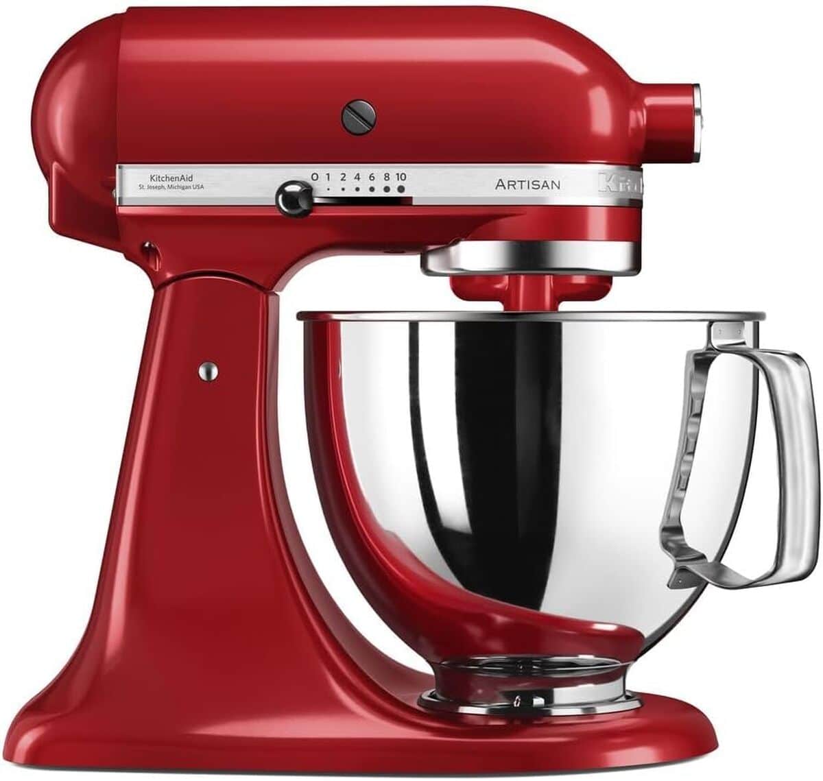 Test du robot pâtissier KitchenAid Artisan : polyvalence rouge pour votre cuisine