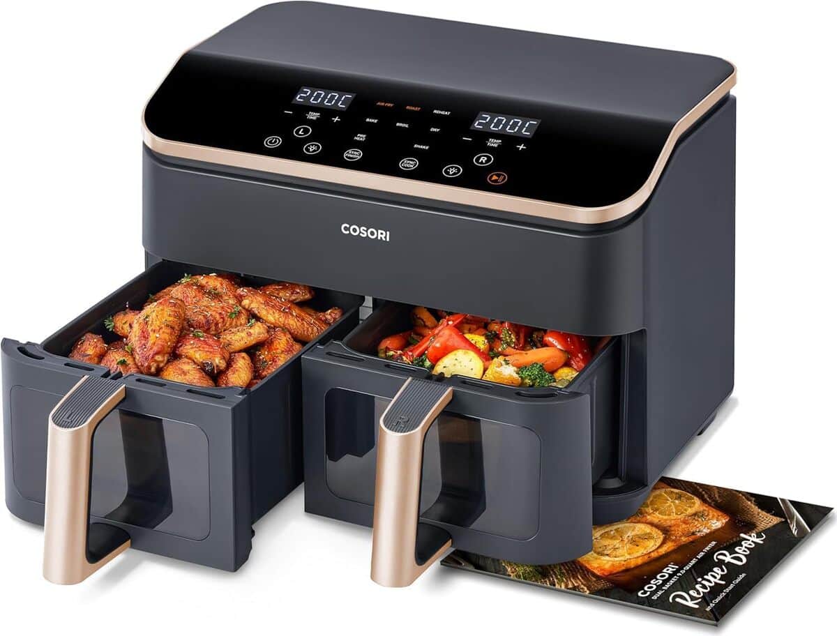 Test du COSORI Air Fryer Dual Zone : efficacitรฉ et innovation