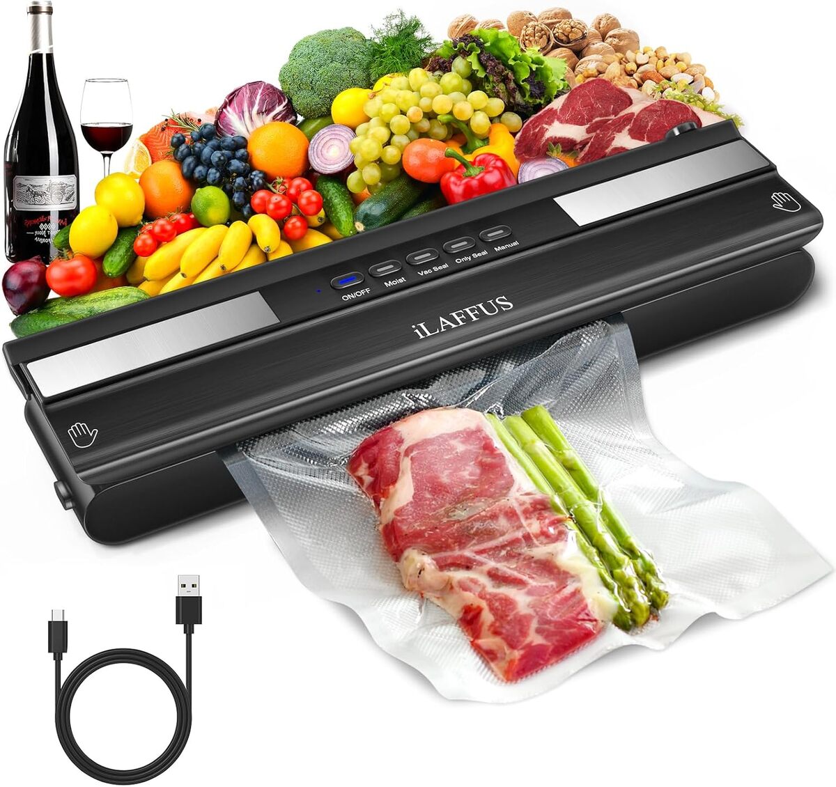 Test : iLAFFUS machine sous vide sans fil 5 en 1