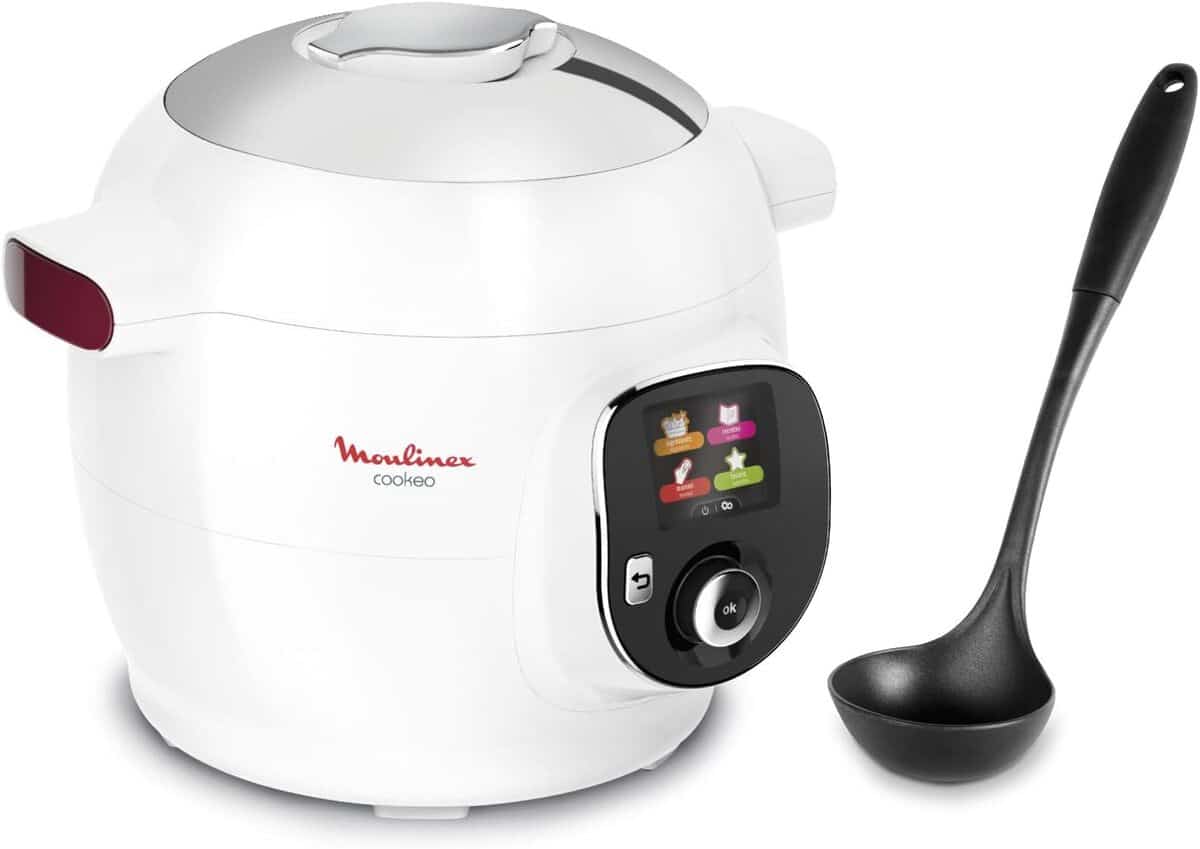 Test du moulinex Cookeo+ : multicuiseur intelligent 6 L en blanc (modèle CE700100)