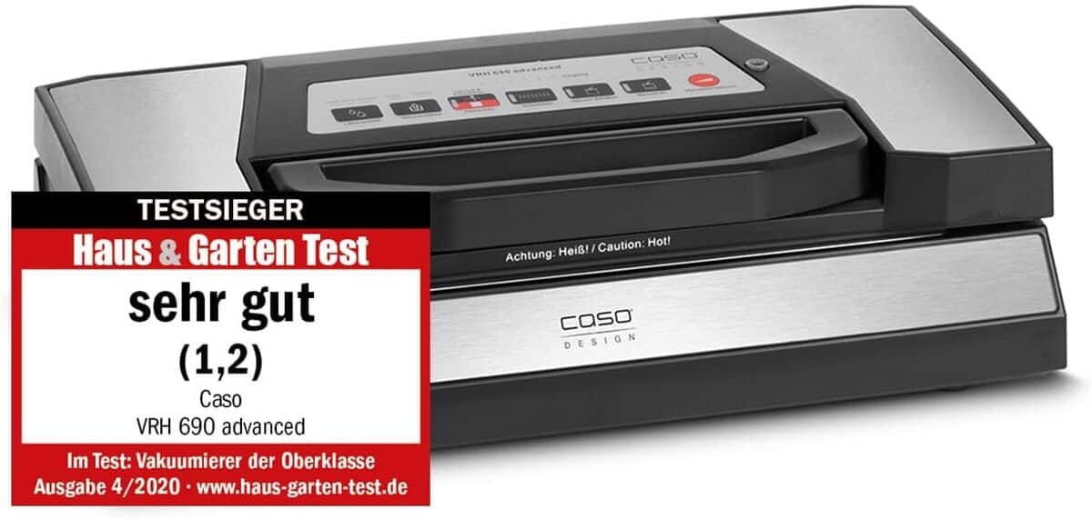 Test Caso VRH 690 : machine à souder sous vide pro polyvalente