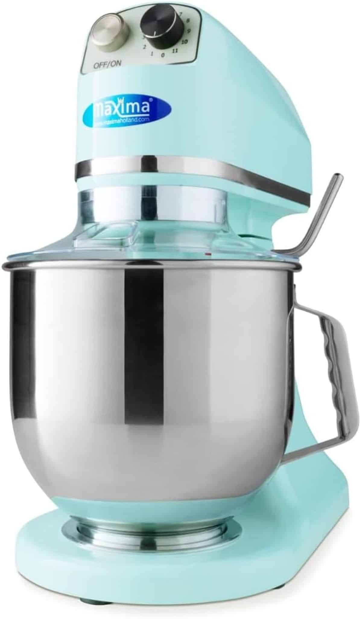 Test robot pâtissier PLANÈTE 7 L bleu pastel : efficacité et style