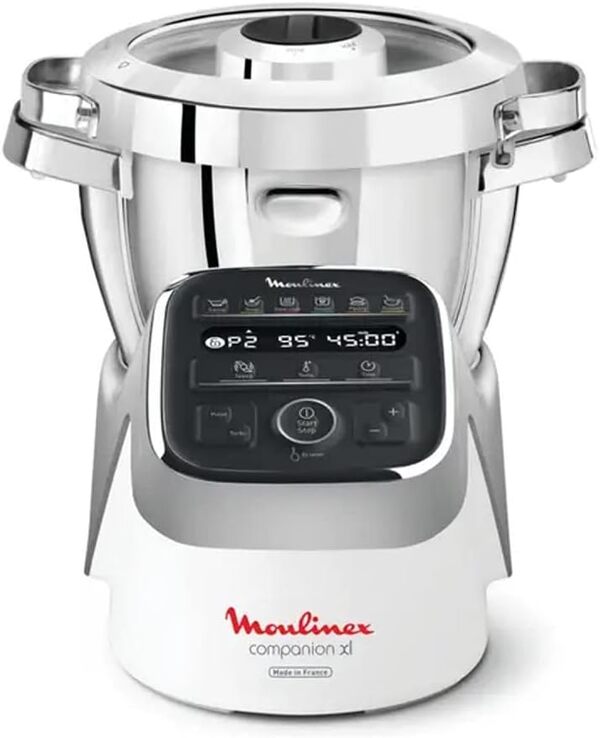Moulinex - robot cuiseur multifonctions 3l 1550w silver hf807e10