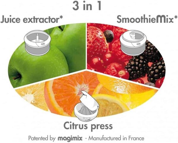 Magimix Juice Expert 3 - Extracteur de jus, avec puissance de 400 W – Noir