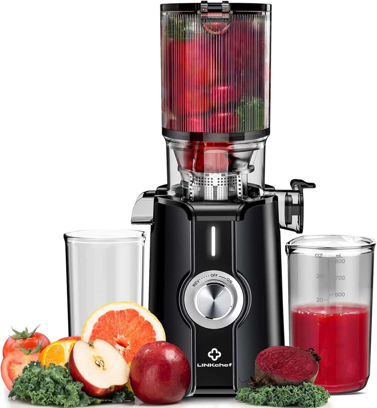 Test de l'extracteur de jus LINKChef 200w : puissance et rapidité