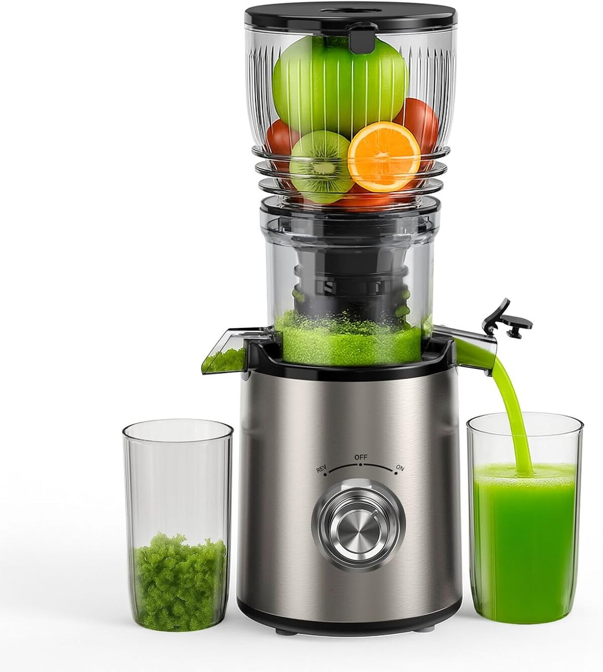 Test de l'extracteur de jus Linterngo 2L, ouverture large 148mm
