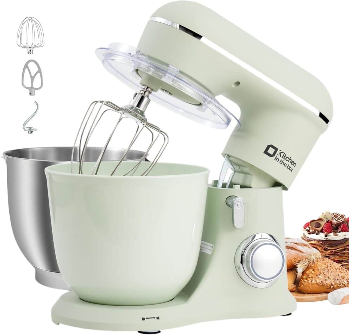Test du robot pâtissier Kitchen in the box 1300W : puissance et polyvalence