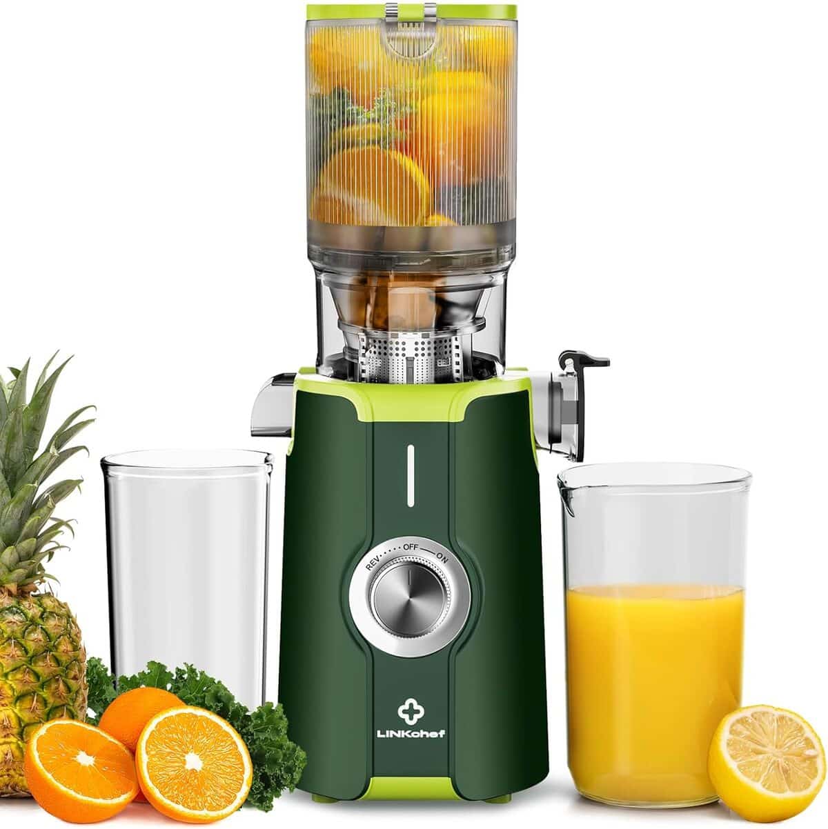 Test de l'extracteur de jus LINKChef 200w : efficacité et rapidité