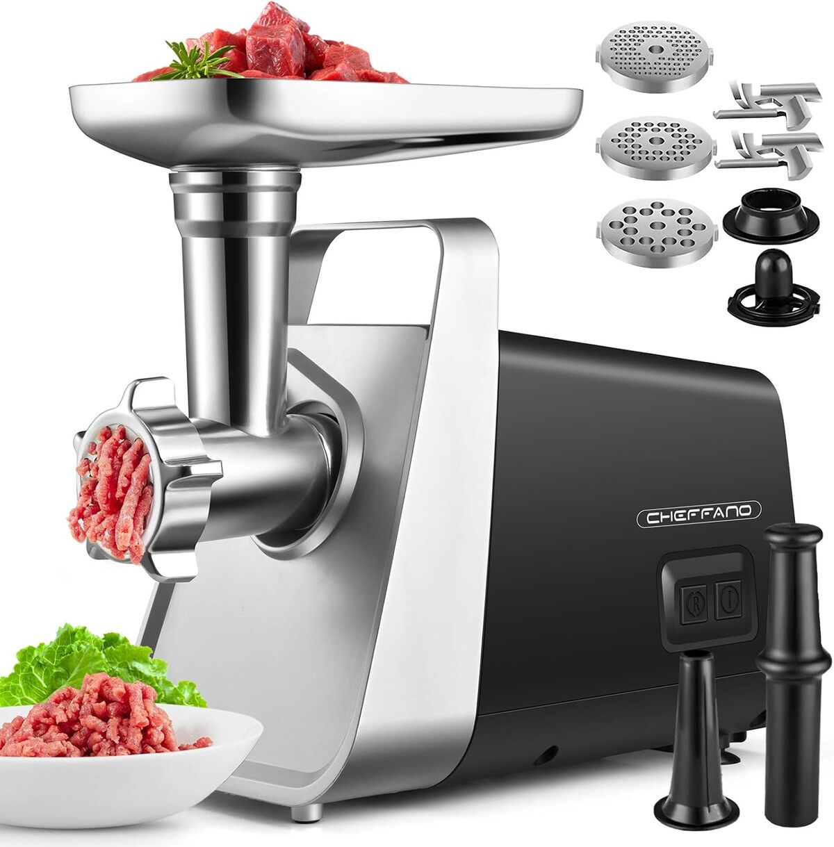 Test du hachoir à viande électrique Cheffano 2025 W max