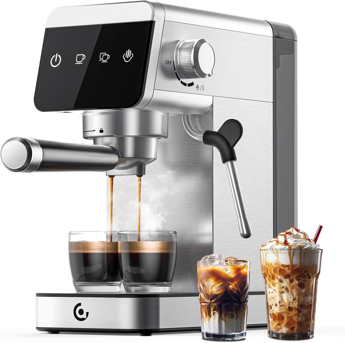 Test : machine ร cafรฉ expresso Amzchef 20 bar en inox