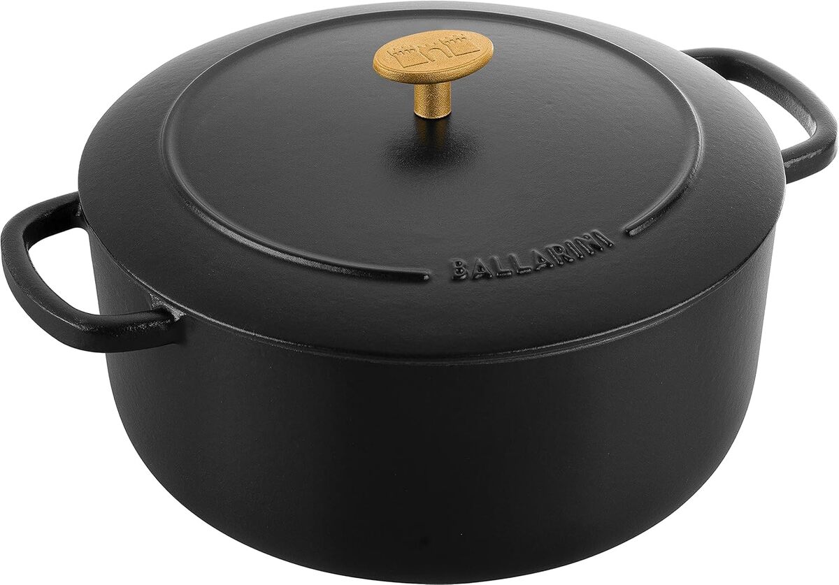 Test : cocotte ronde en fonte BALLARINI Bellamonte 26 cm 5, 5 l noir