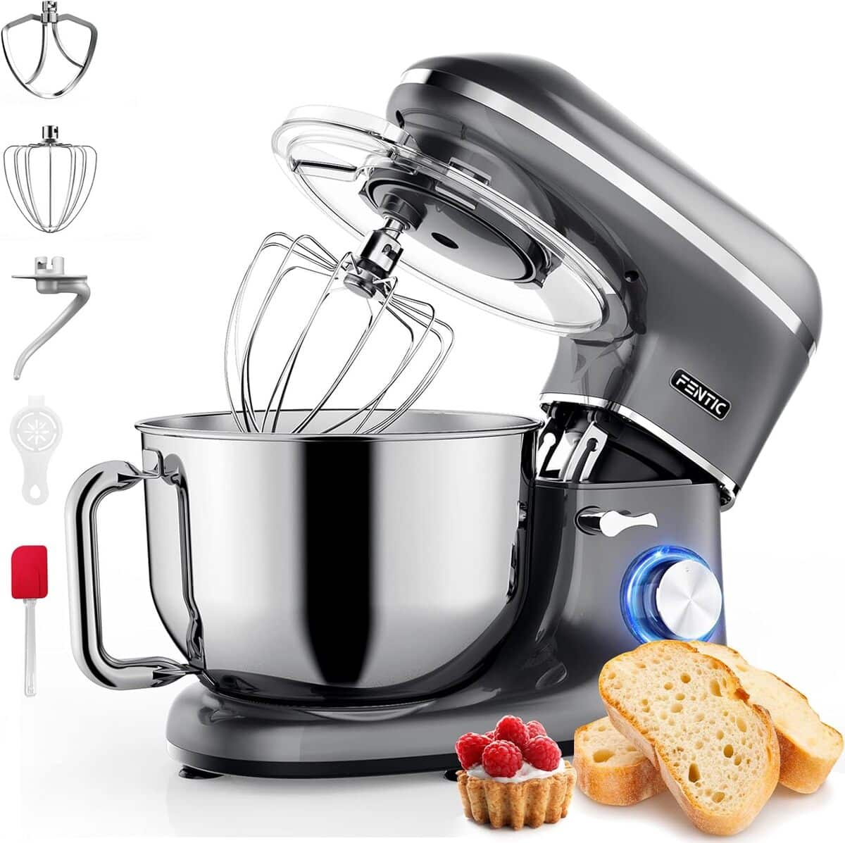 Test : robot pâtissier Fentic 2000W en anthracite