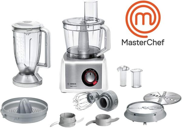 Bosch Food Processor MultiTalent 8 MC812S820 White/Silver. 1250 W. 3.9 L. Blender