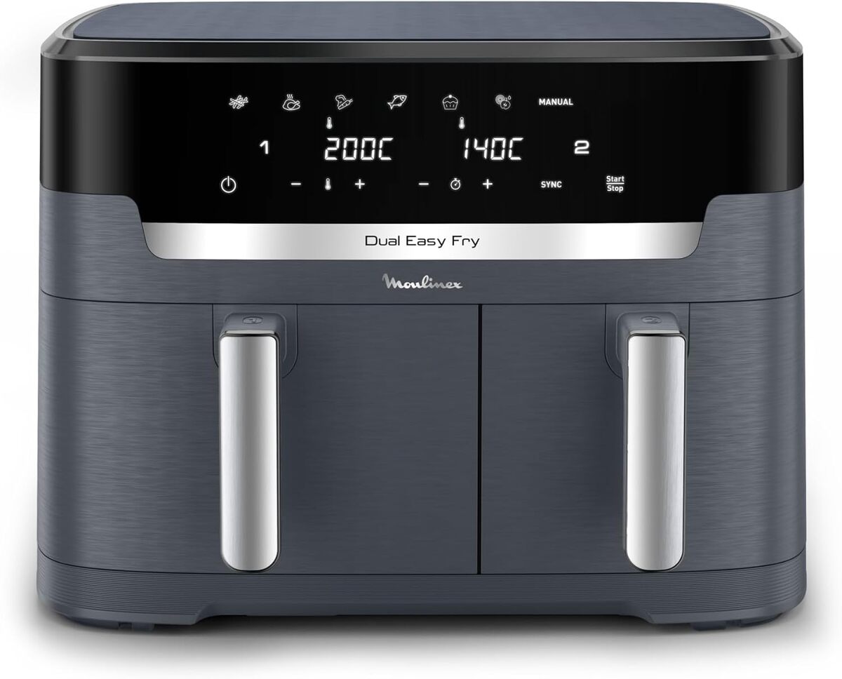 Test De L air Fryer Moulinex Dual Easy Fry XXL 2 Tiroirs