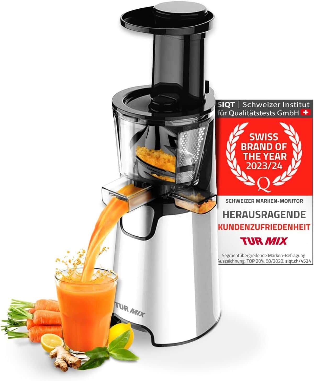 Test Turmix CX 680 : extracteur de jus compact et silencieux