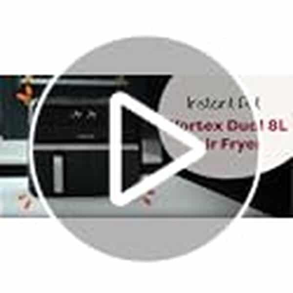 Instant Pot - Friteuse à air I Vortex Dual Truffle - Grande capacité 8 L, Format familial, Double panier de 4 L, 8 fonctions en 1 – Déshydratation, Gril, Cuisson au four, Rôtissage, Réchauffage