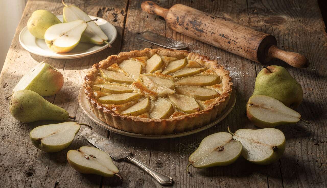 Préparer une tarte aux poires et nashis Préparer une tarte aux poires et nashis