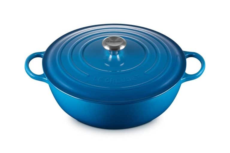 Le Creuset Marmite Signature en Fonte Émaillée avec Couvercle, 32 cm, Ronde,7 L, 6,275 kg, Noir Mat, 21114320000430