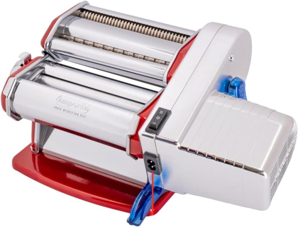 Test machine à pâtes électrique Imperia Ligne Classique rouge