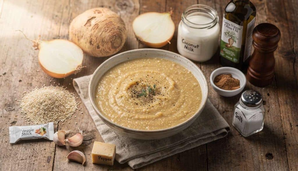 Soupe Rutabaga et Quinoa : recette Saine et Nutritive