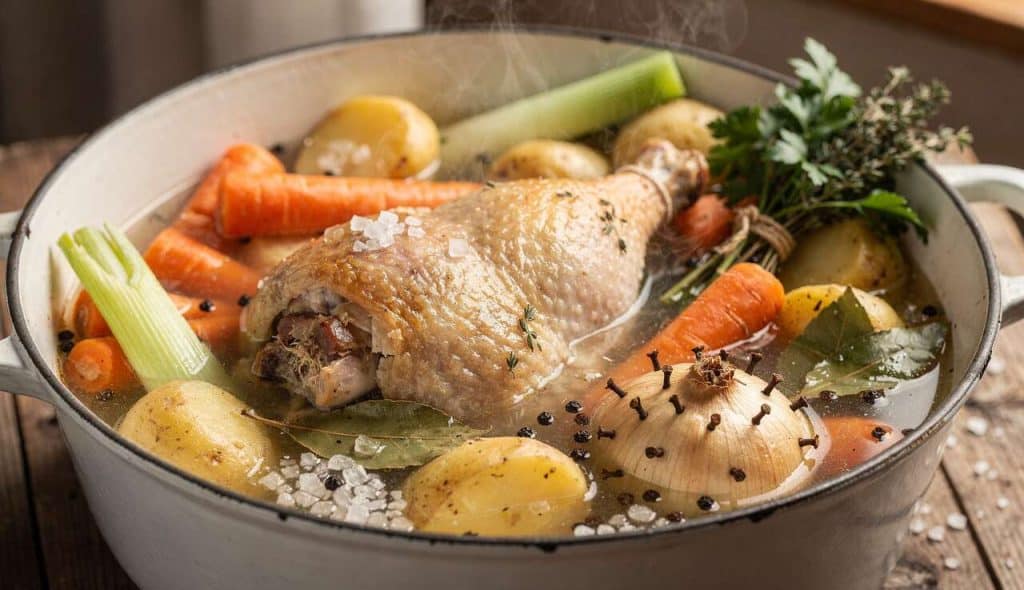 Pot-au-feu de dinde fondant : recette savoureuse