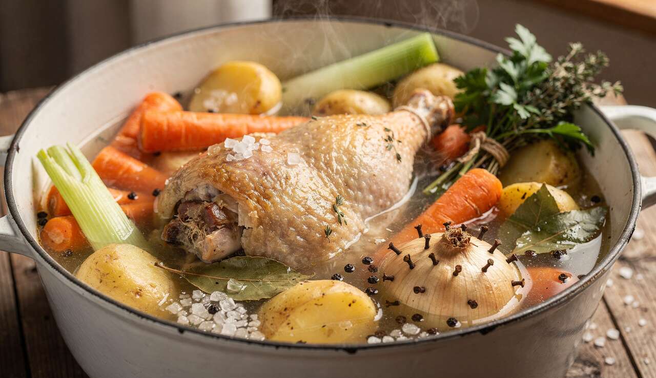 Pot-au-feu de dinde fondant : recette savoureuse