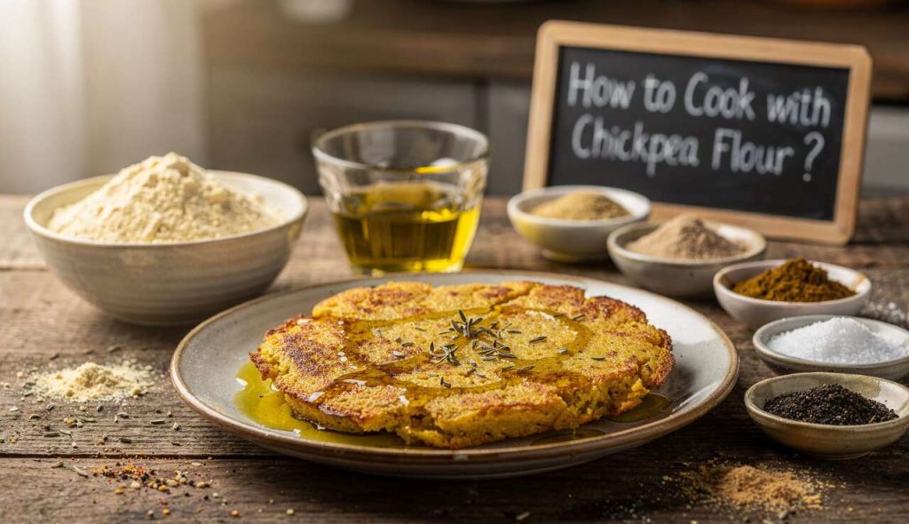 Comment cuisiner avec la farine de pois chiche ?