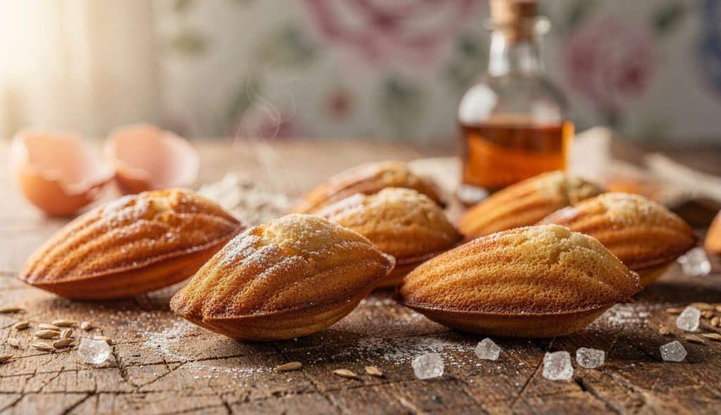 Madeleines au seigle et au rhum : recette gourmande