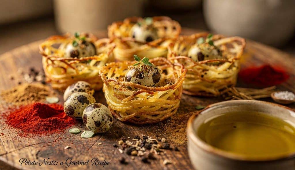 Nids de Pâques à la Pomme de Terre : recette Gourmande