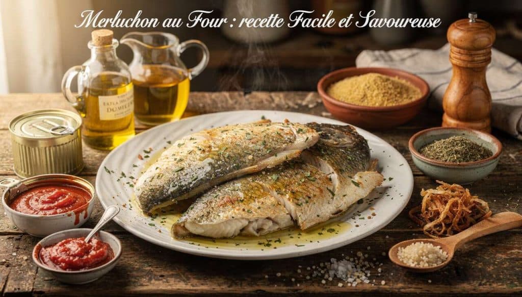 Merluchon au Four : recette Facile et Savoureuse